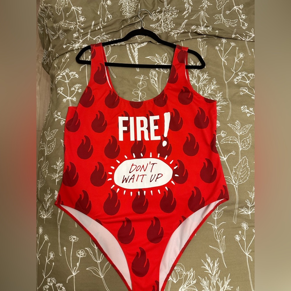 90s taco bell bodysuit swimsuit